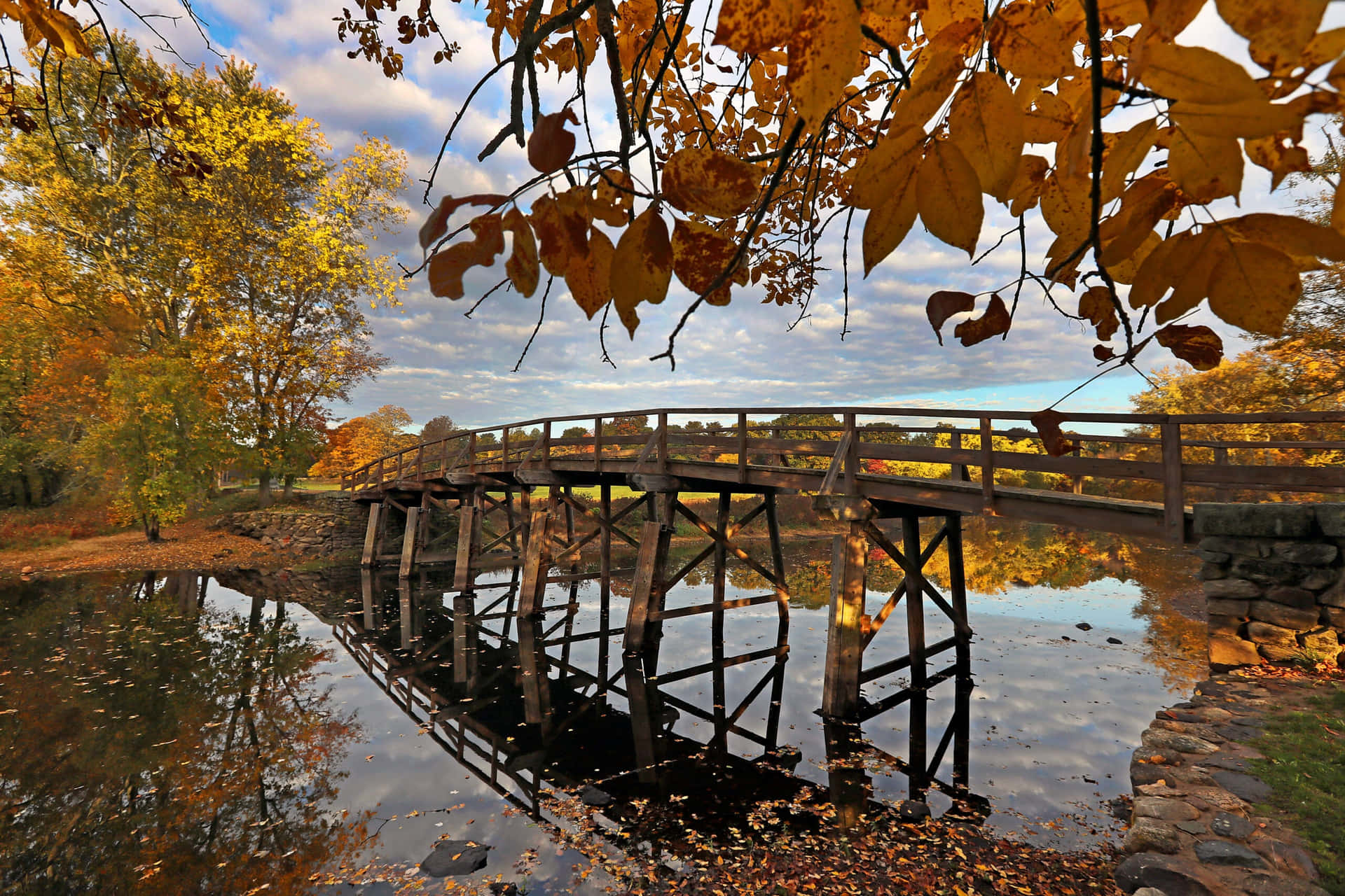 New England Autumn Wallpaper