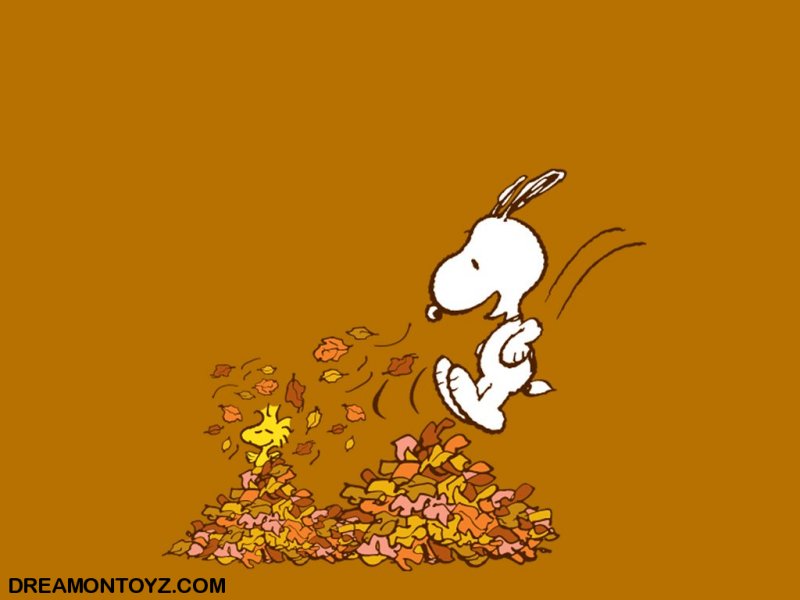 Cartoon Graphics Pics Gifs Photographs Snoopy Autumn