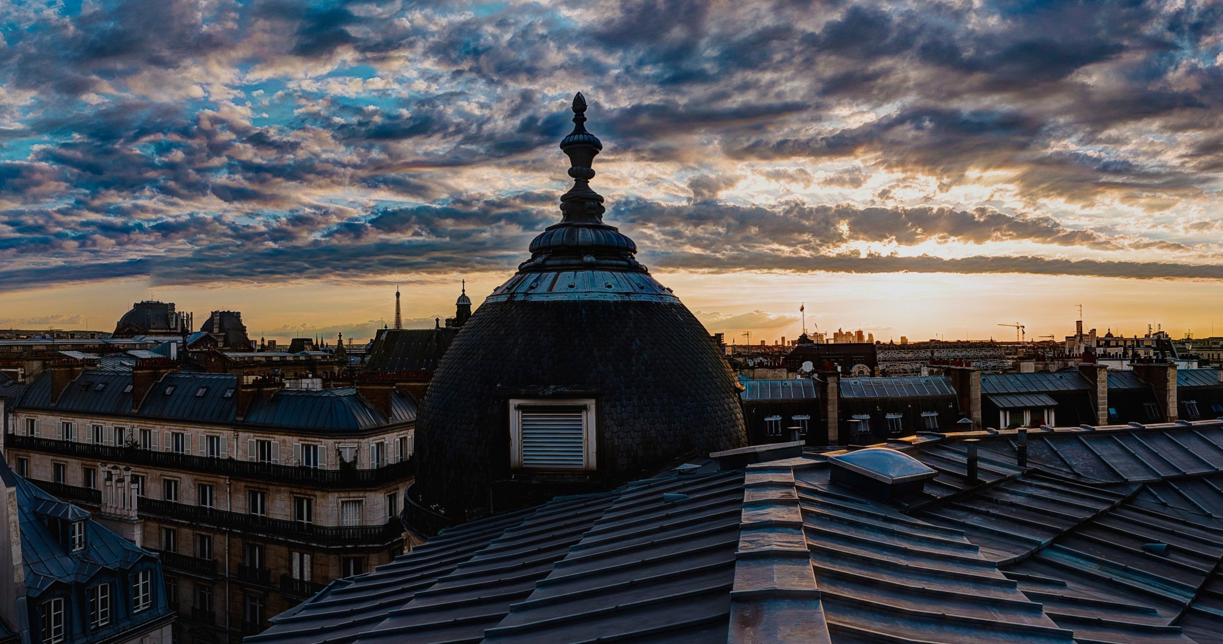 Paris Roof 4k Ultra HD Wallpaper Ololoshenka