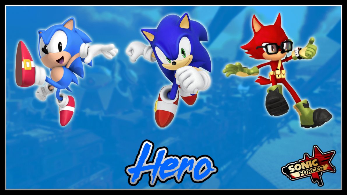 Hero Sonic Forces Background By Realfrosticle