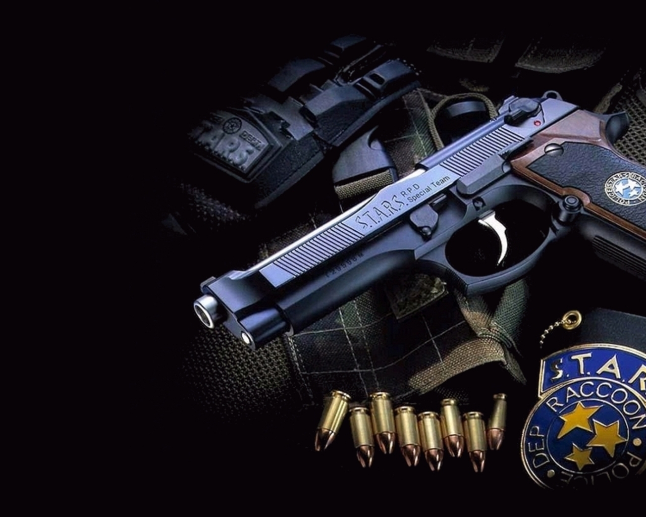 Guns Stars Resident Evil Weapons Beretta Wallpaper