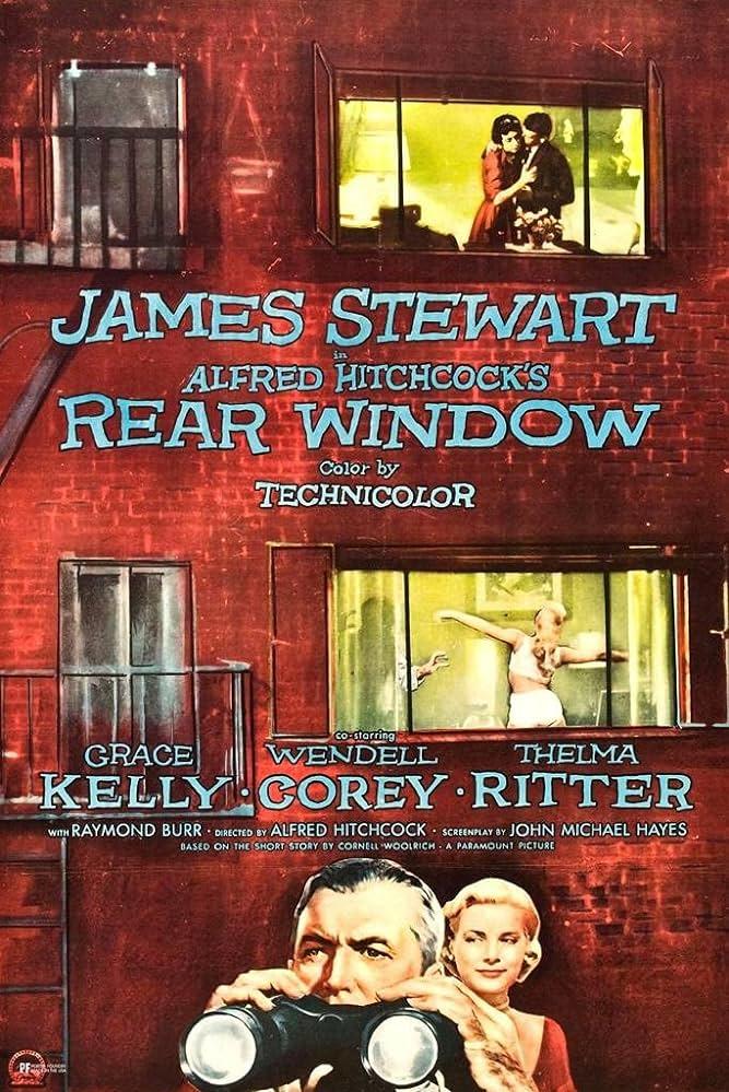 Amazon Rear Window Alfred Hitchcock Movie Poster