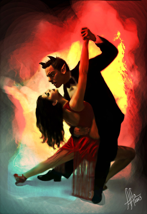 Dance With Devil Sketch By Annyalice