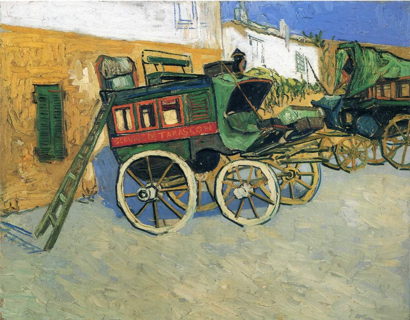 The Tarascon Diligence Vincent Van Gogh Wallpaper Image