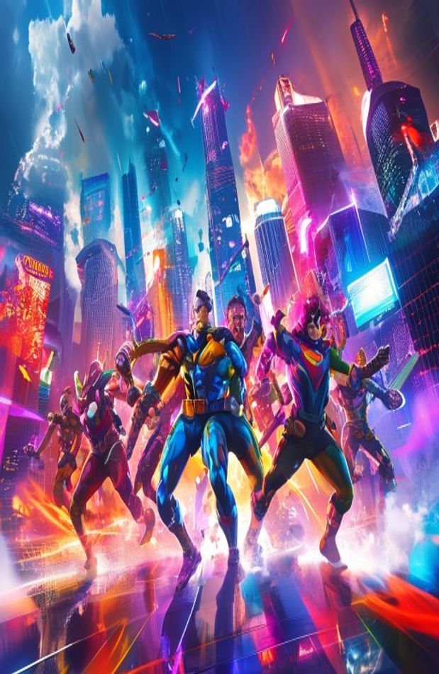 3d Super Heroes Wallpaper
