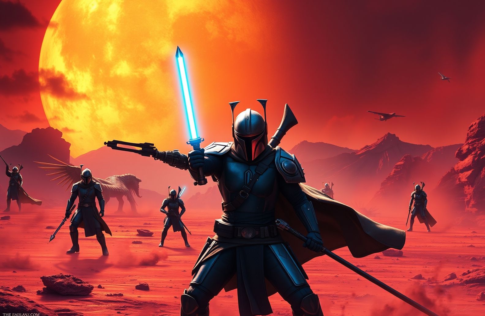 The Mandalorian Art Wallpaper