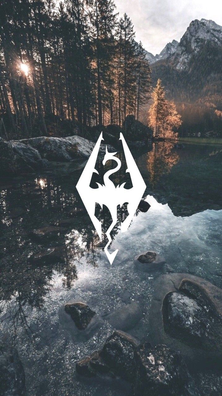 Skyrim Wallpaper Phone Video Game The Elder Scrolls V
