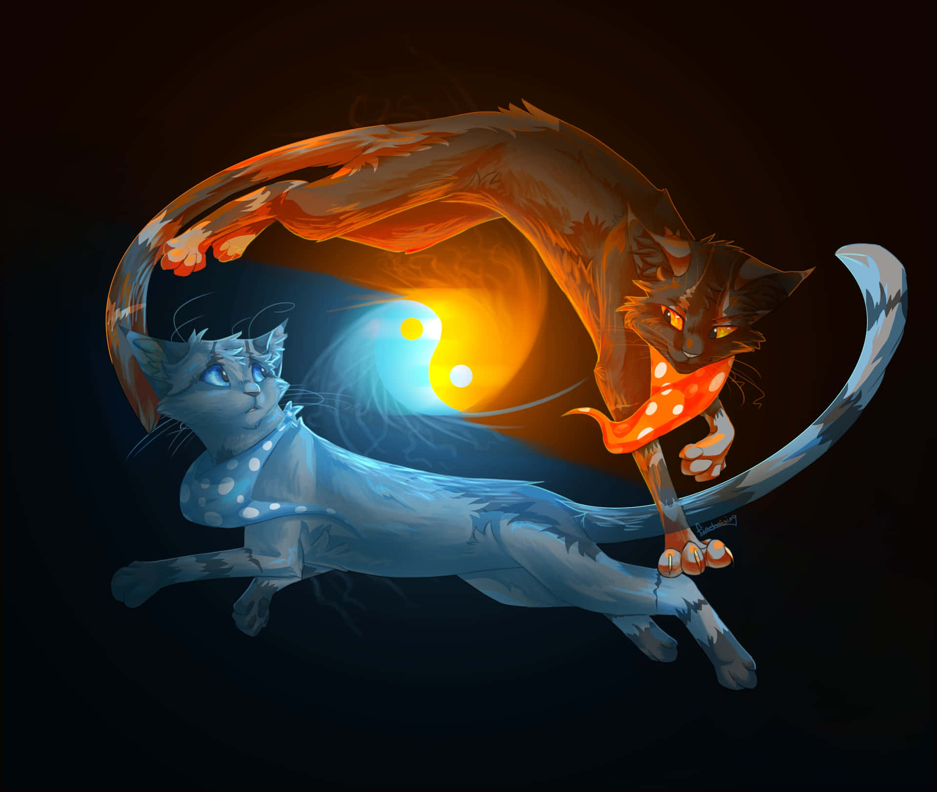 Fire And Water Wallpaper