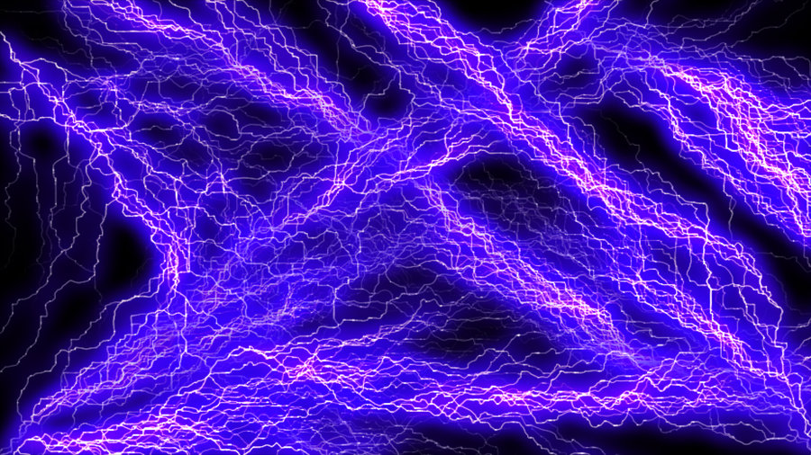 Purple Lightning By Varuuna