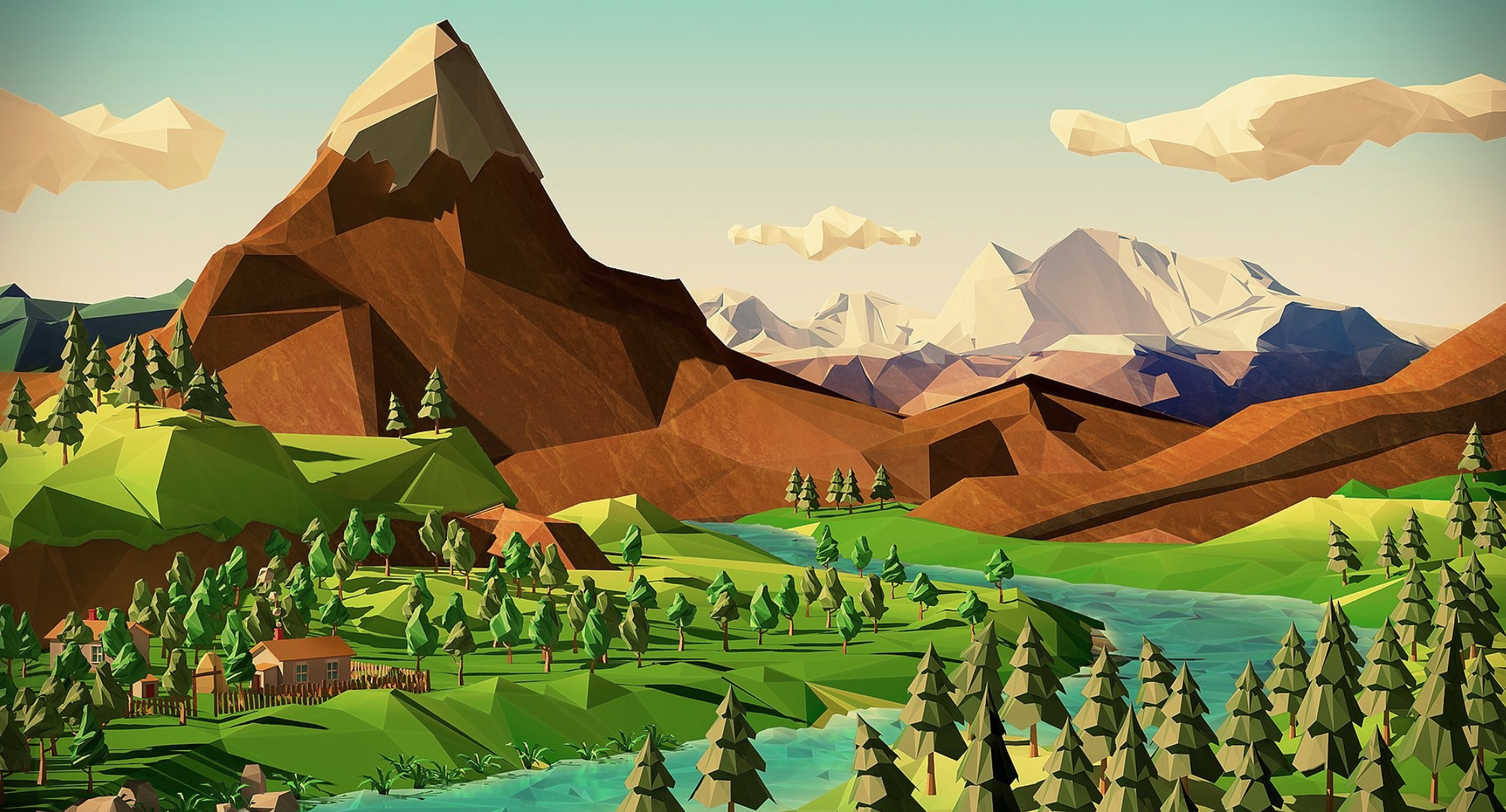 Polygon Art Wallpaper