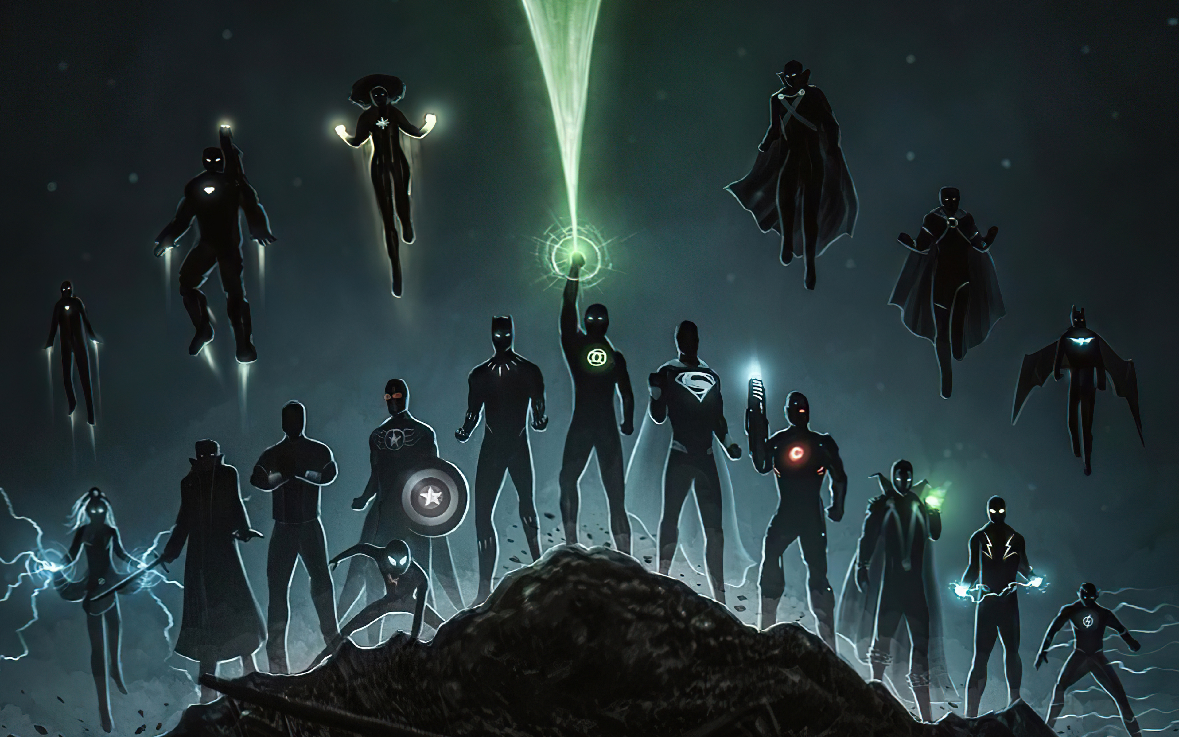 Marvel Vs Dc 4k HD Wallpaper Image