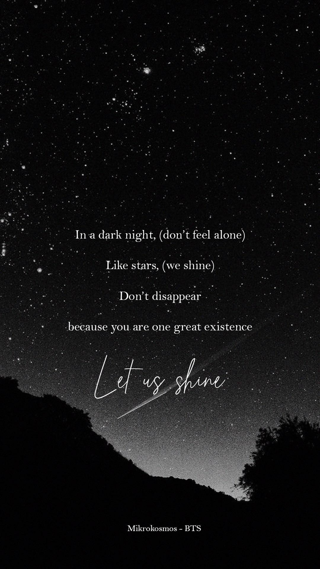 Bts Black Wallpaper