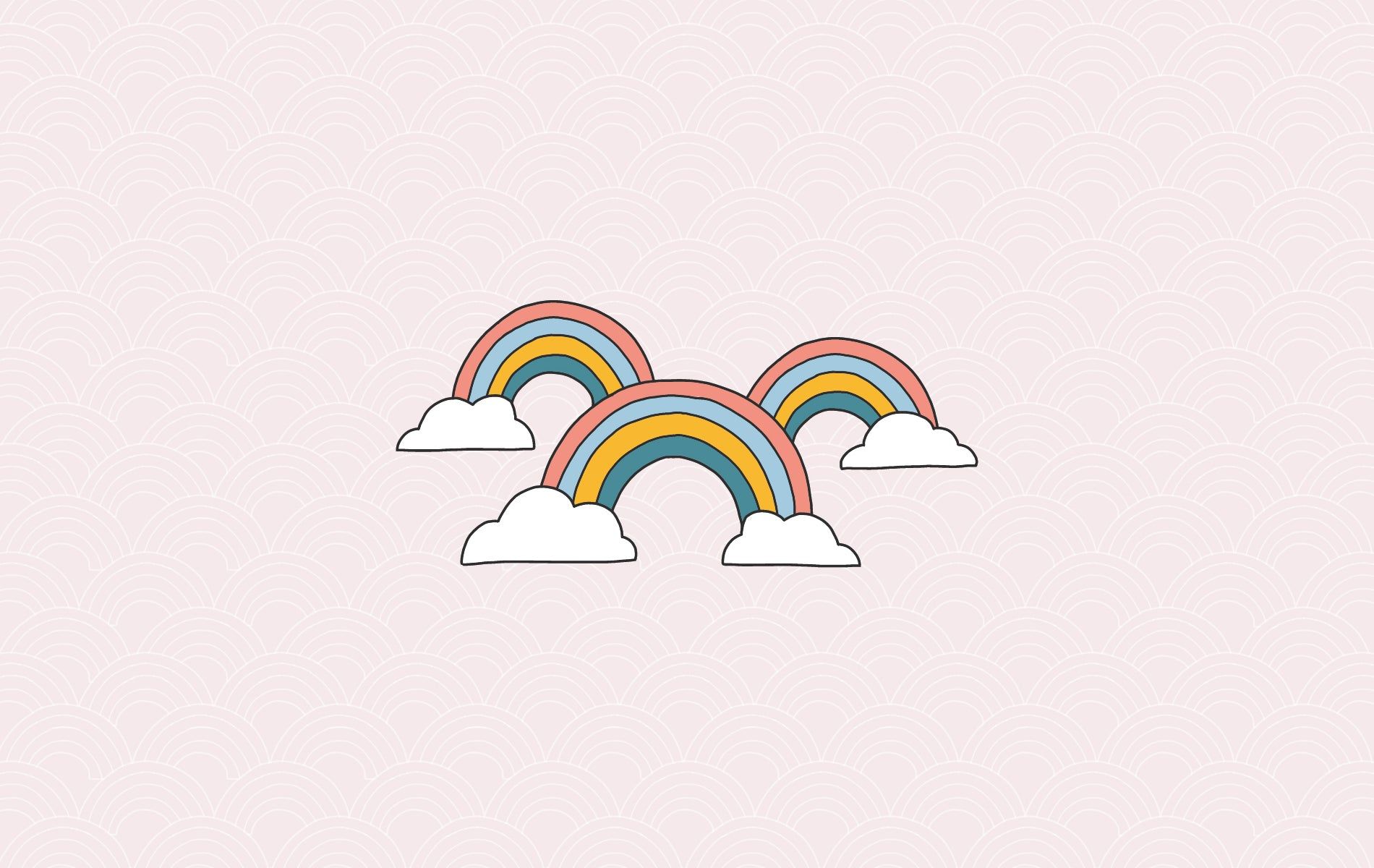 Rainbows Aesthetic Wallpaper