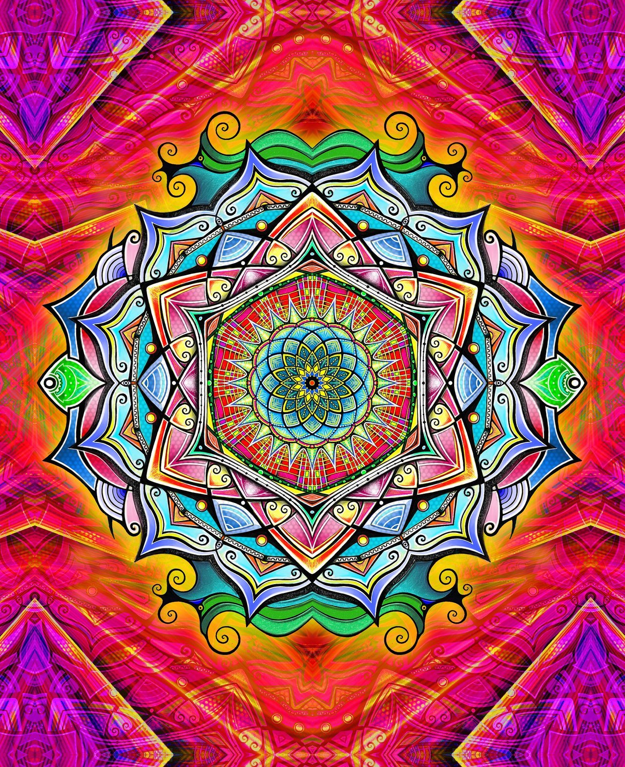 [35+] HD Mandala Wallpaper - WallpaperSafari