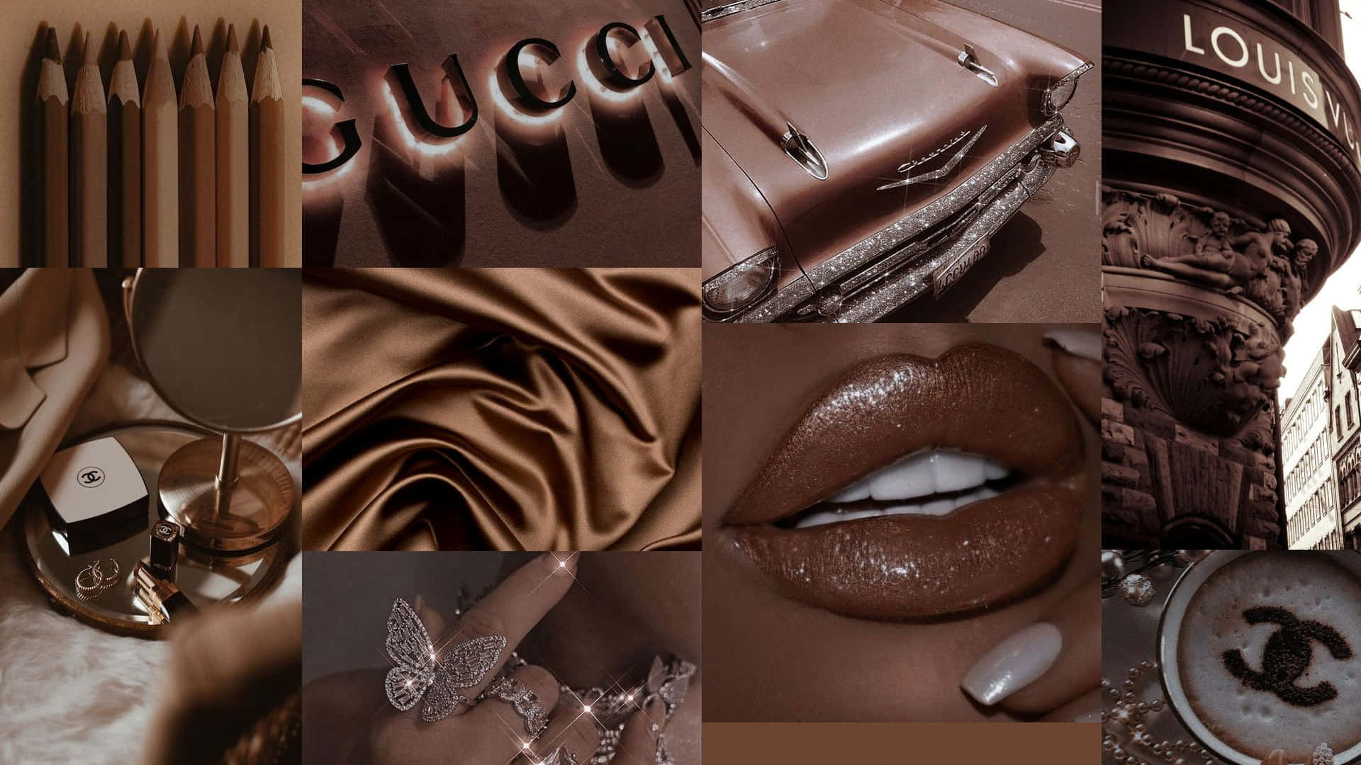 Aesthetic Collage Desktop Wallpaper