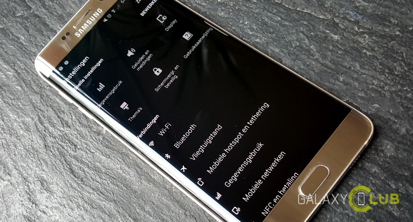 Galaxy S6 Edge Plus Met Darkness Thema En Volledig Zwarte Wallpaper