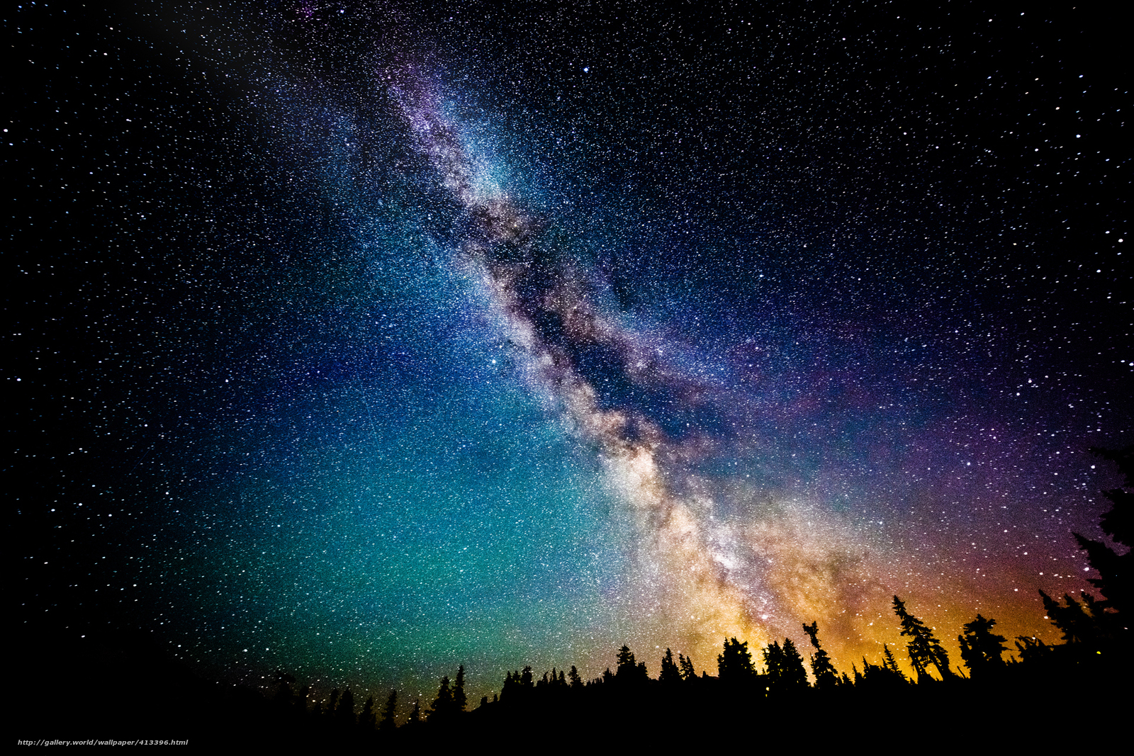 Download wallpaper sky night Star Milky Way free desktop wallpaper
