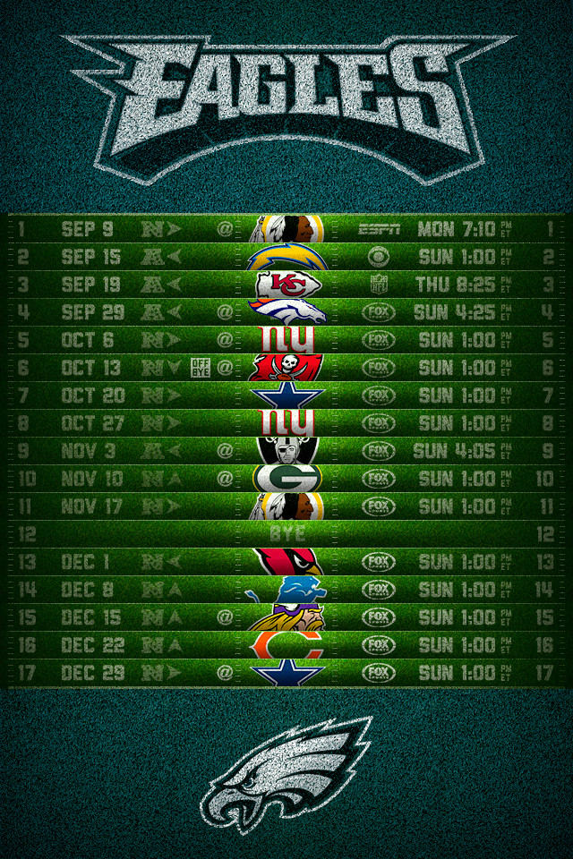 Gentleman Ive made a season schedule designed to fit inside your