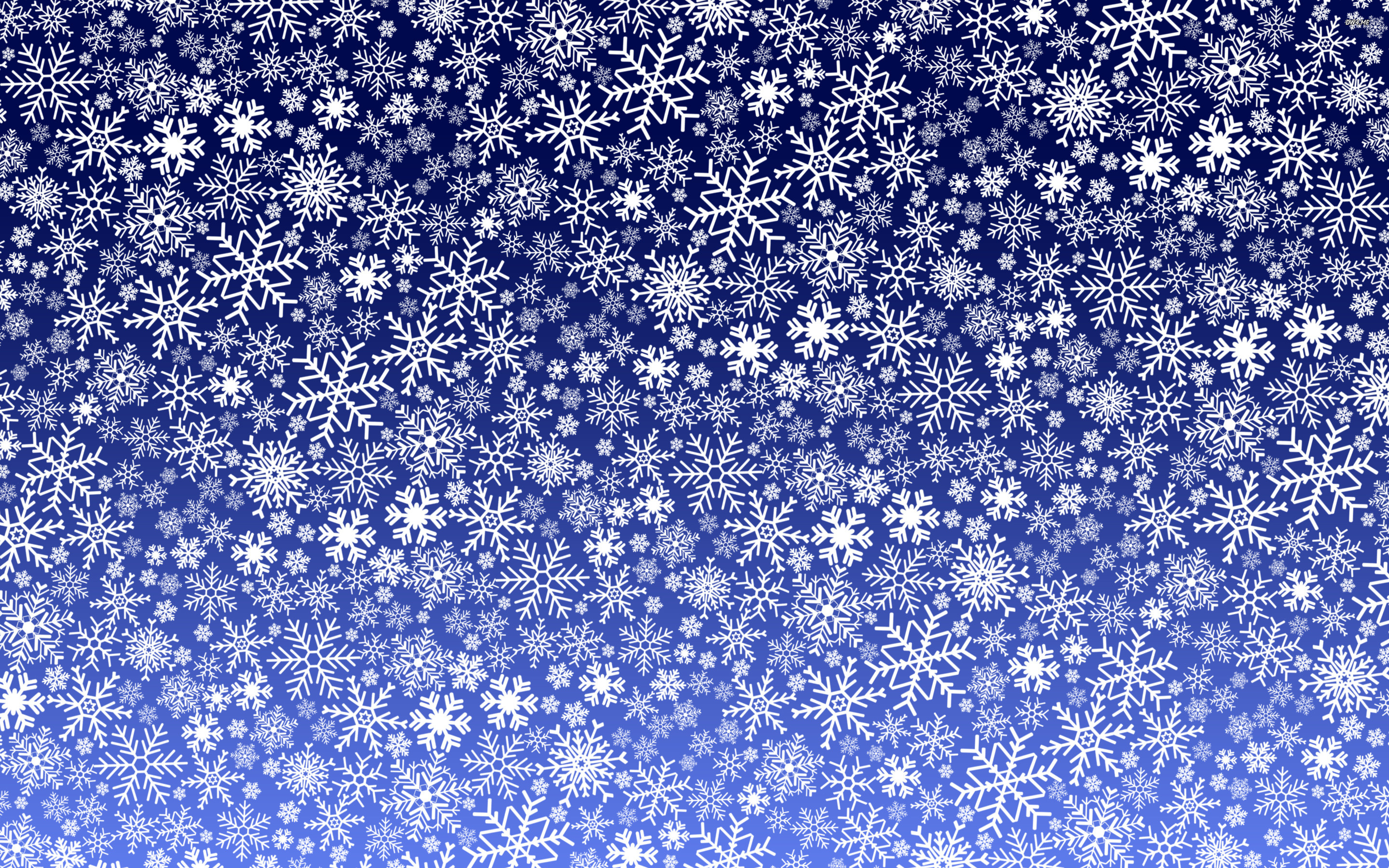 Snowflake Pattern Wallpaper HD