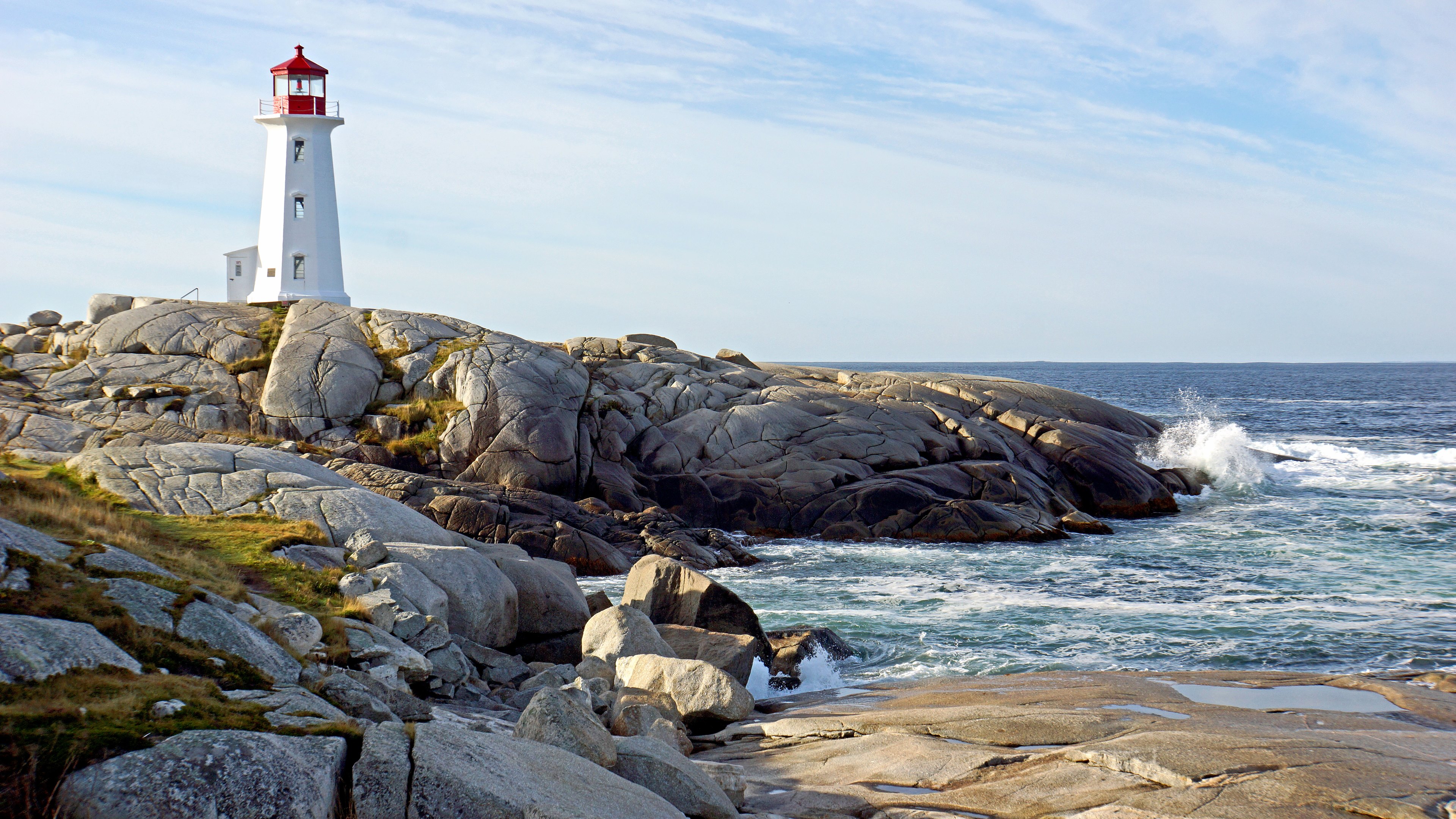 Wallpaper With The Lighthouse From Peggys Cove