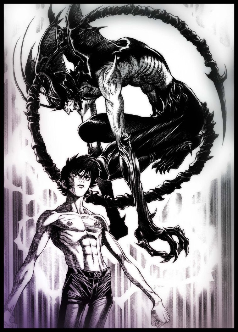 Akira And Amon Devilman By Alessandromancini