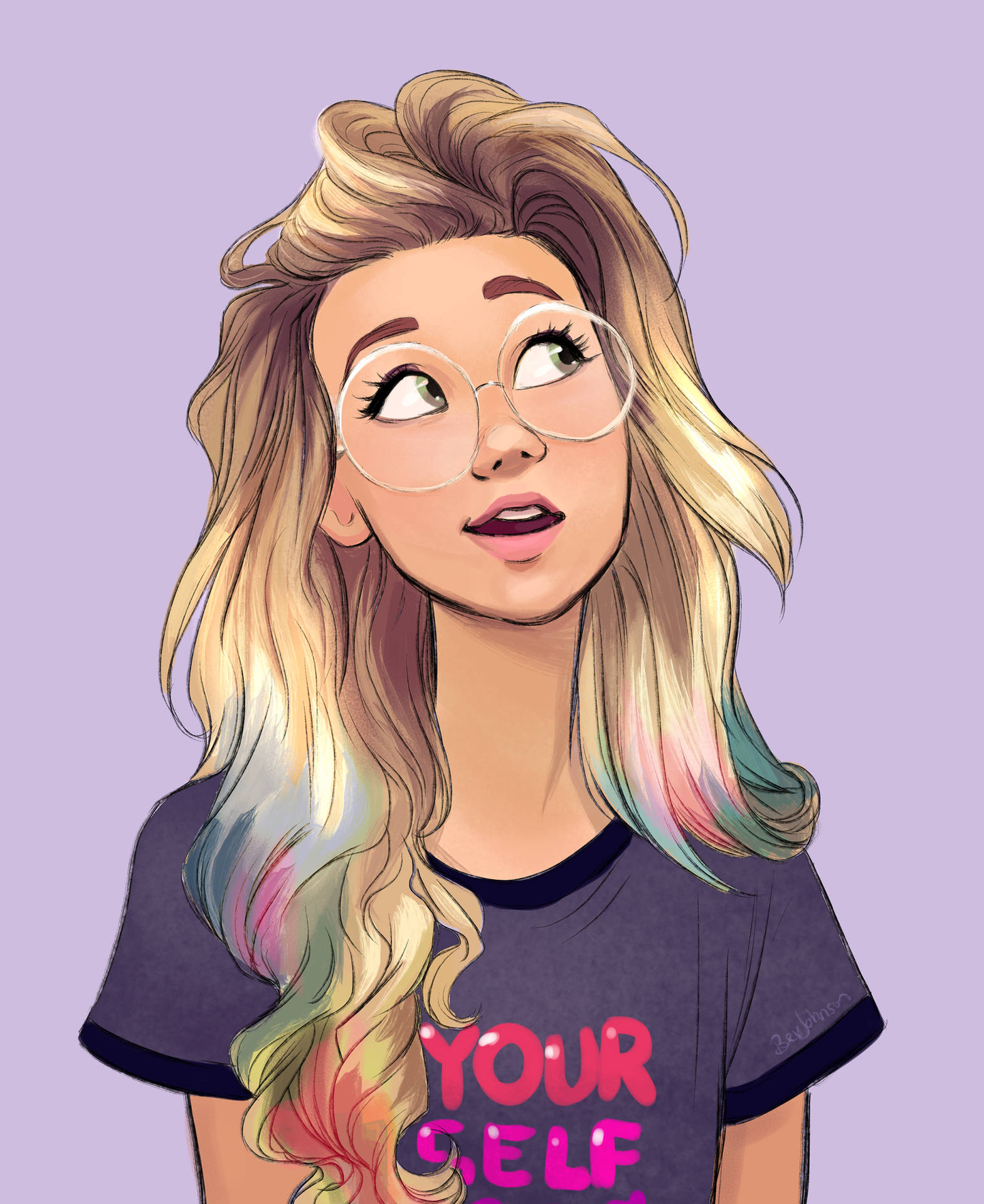Cool Girl Cartoon Wallpaper