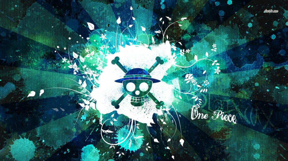 One Piece Logo Wallpaper By Cyberxyt