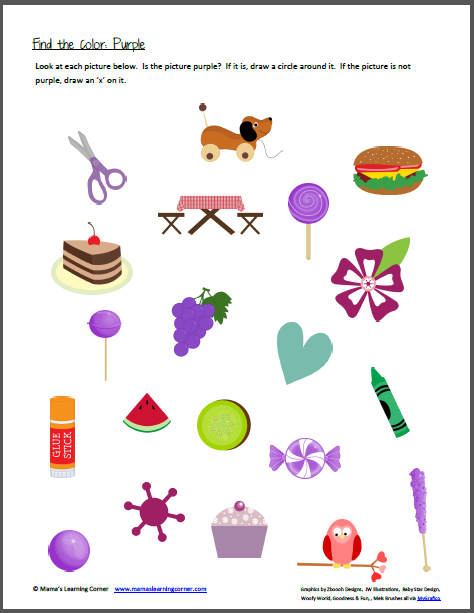 Kindergarten Color Recognition Worksheets Wallpaper
