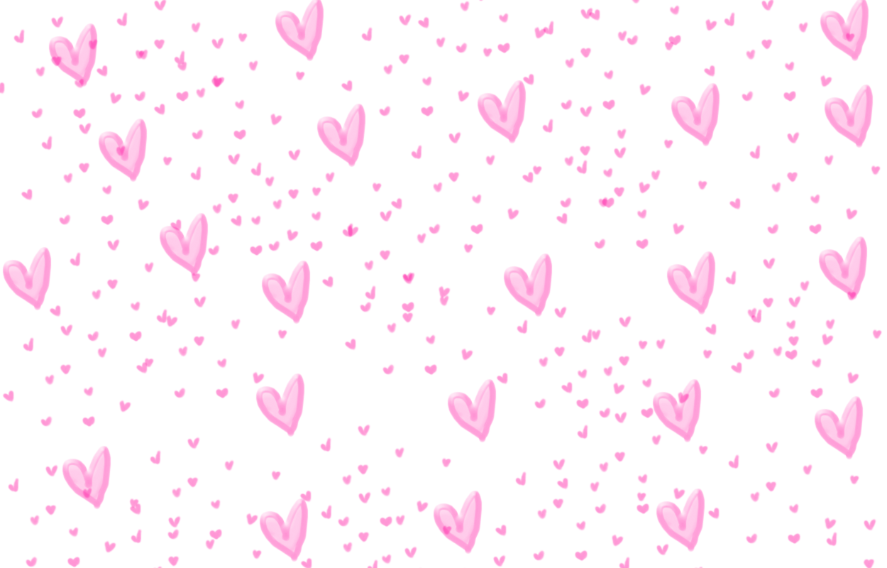 Love Hearts Pattern Pink Wallpaper - Aesthetic Heart Wallpaper 4k