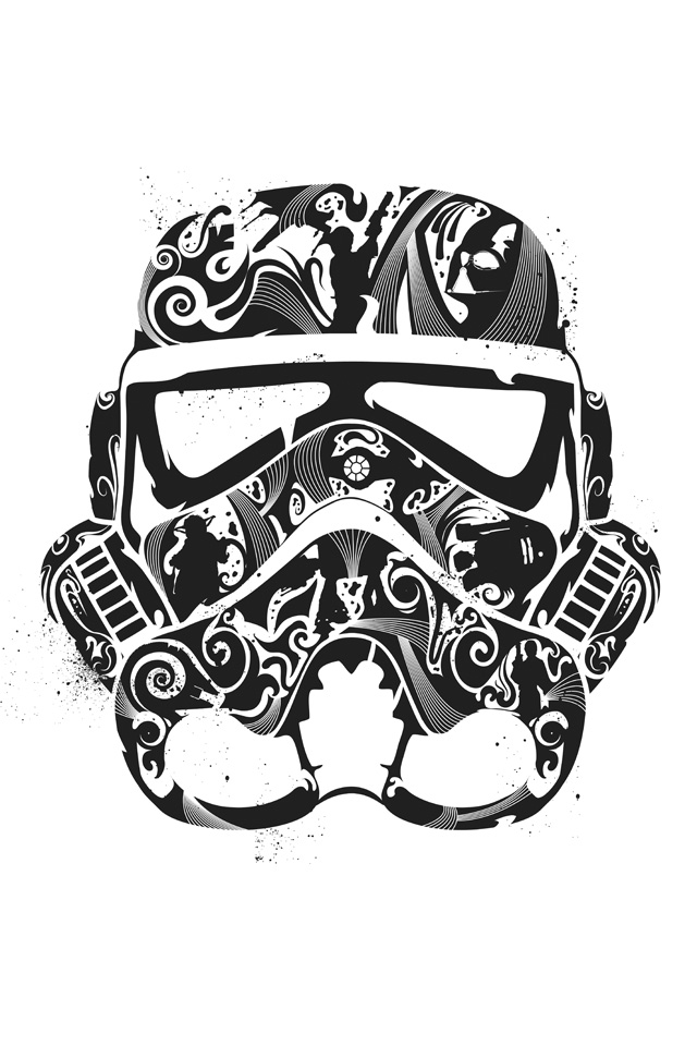 Fancy Storm Trooper Wallpaper For iPhone