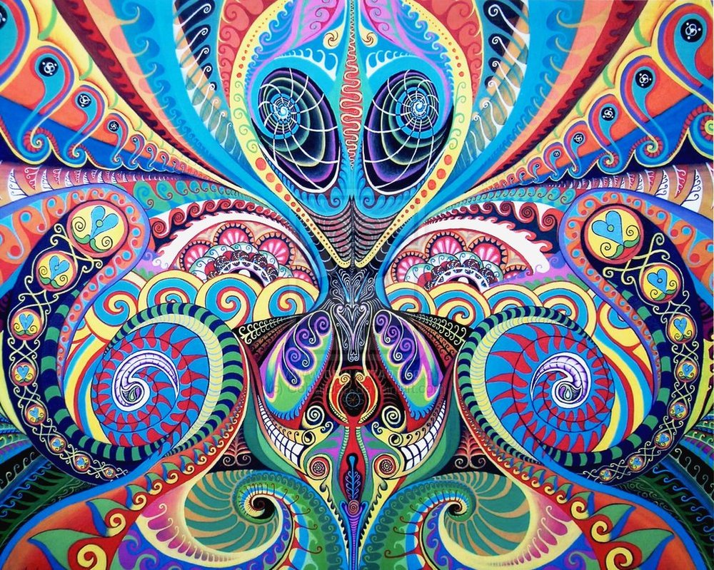 Colorful Trippy Drawings Image Pictures Becuo