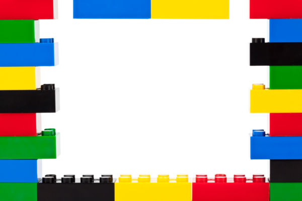 Lego Clip Art Border Bunten lego rahmen stock photo 24770668 kozzi 600x400
