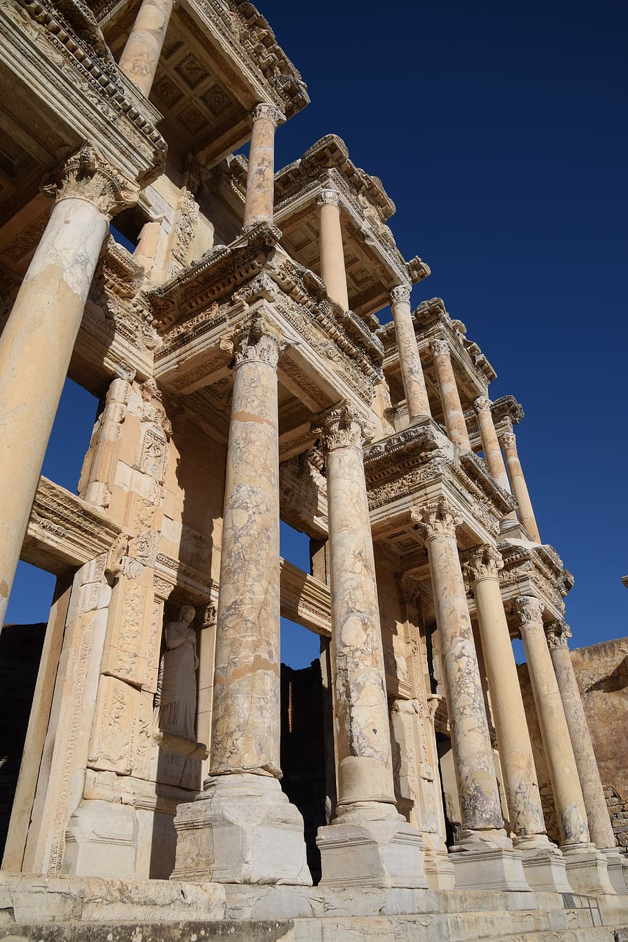 HD Wallpaper Ancient Library Of Celsus Ephesus Selcuk