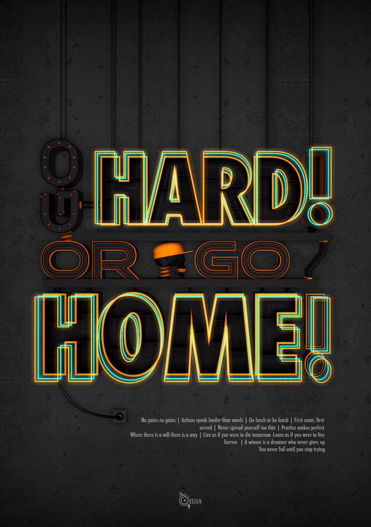 Go Hard Or Home Orange Desktop And Mobile Wallpaper Wallippo