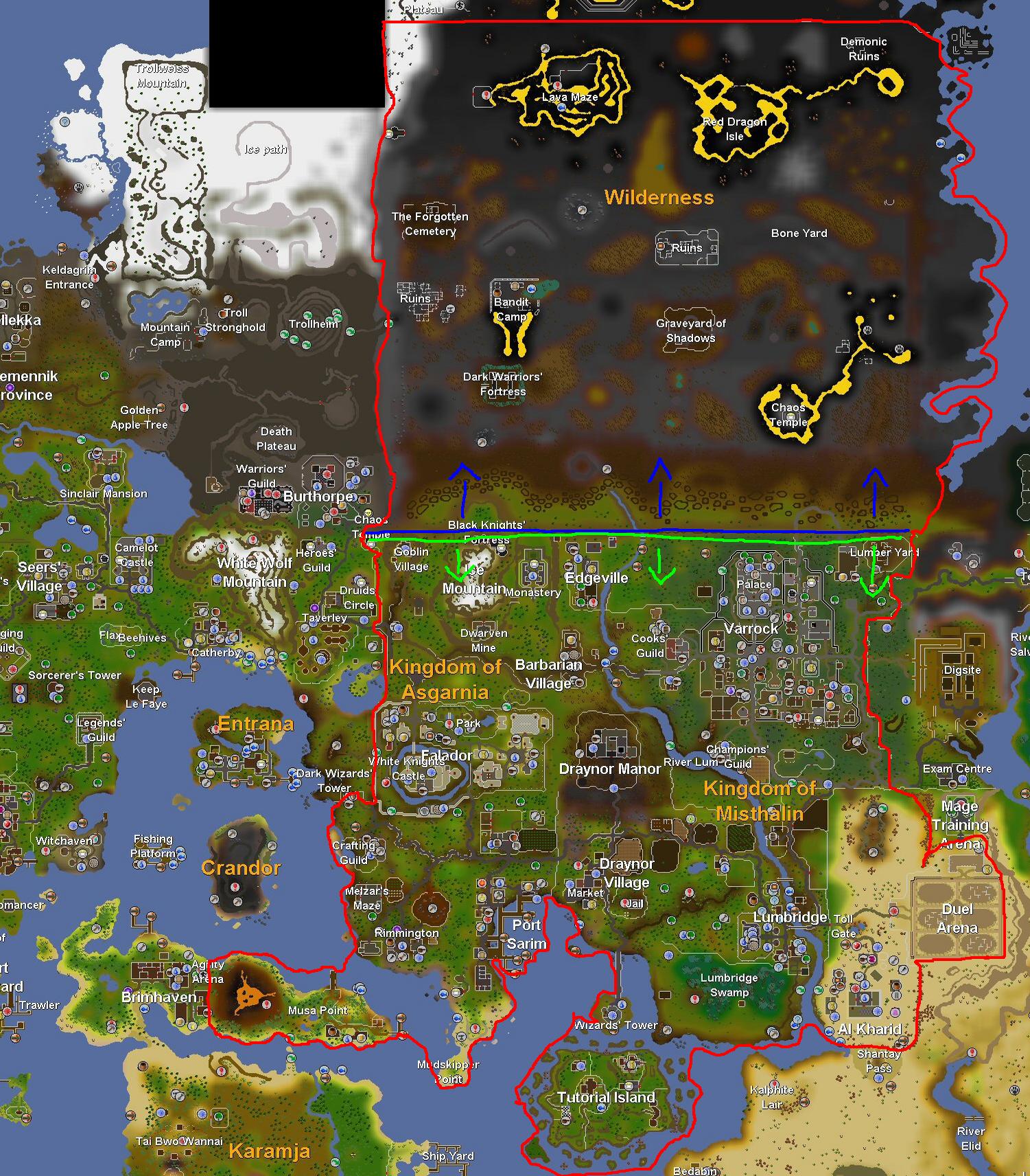 Free Download Old School Runescape World Map For Pinterest
