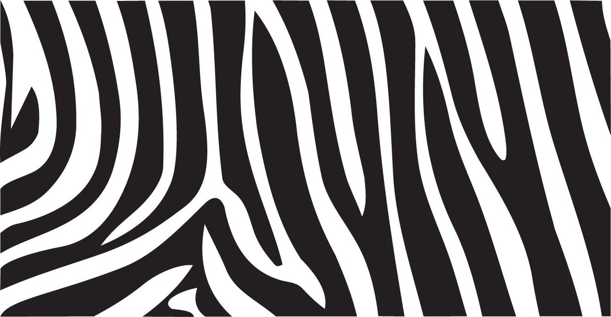 Zebra Print Vector By Inferlogic