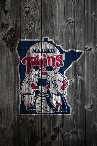 Minnesota Twins Wood iPhone Background Photo Sharing