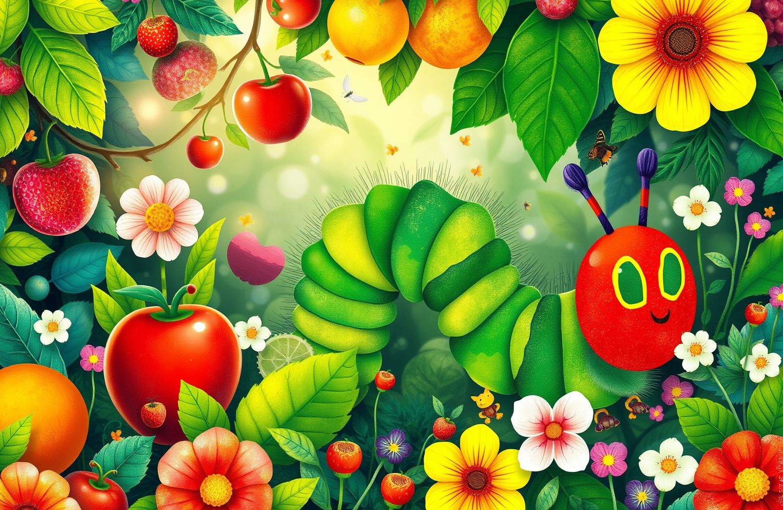 The Very Hungry Caterpillar Wallpaper