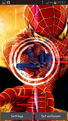 Spiderman Live Wallpaper In All New Cimer Theme Loved By Lots Of
