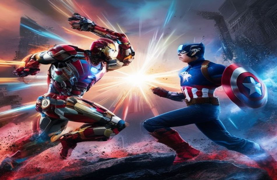 Iron Man Vs Captain America Wallpaper