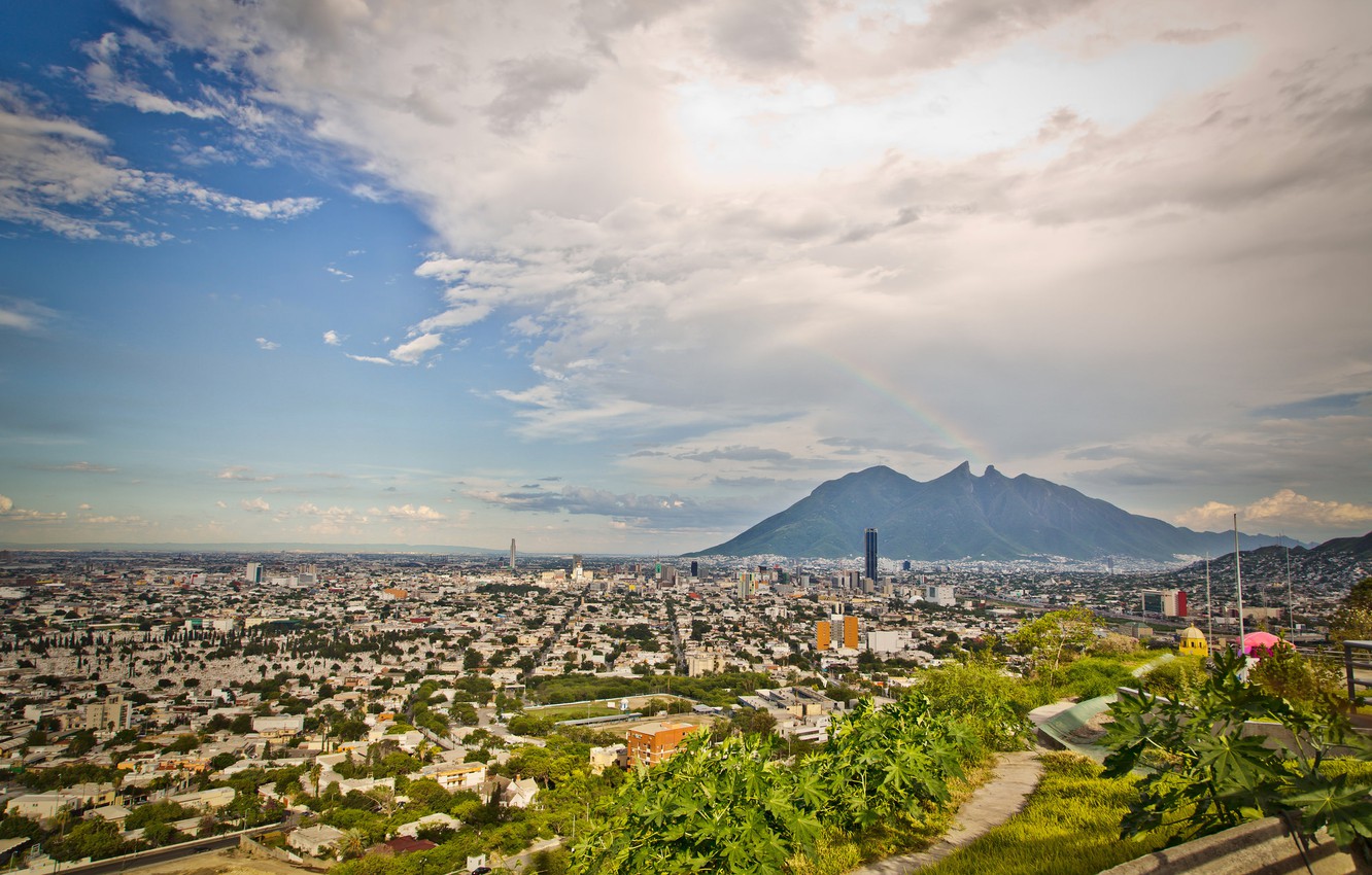 Wallpaper Mountain Mexico Panorama Monterrey Nuevo Leon Image