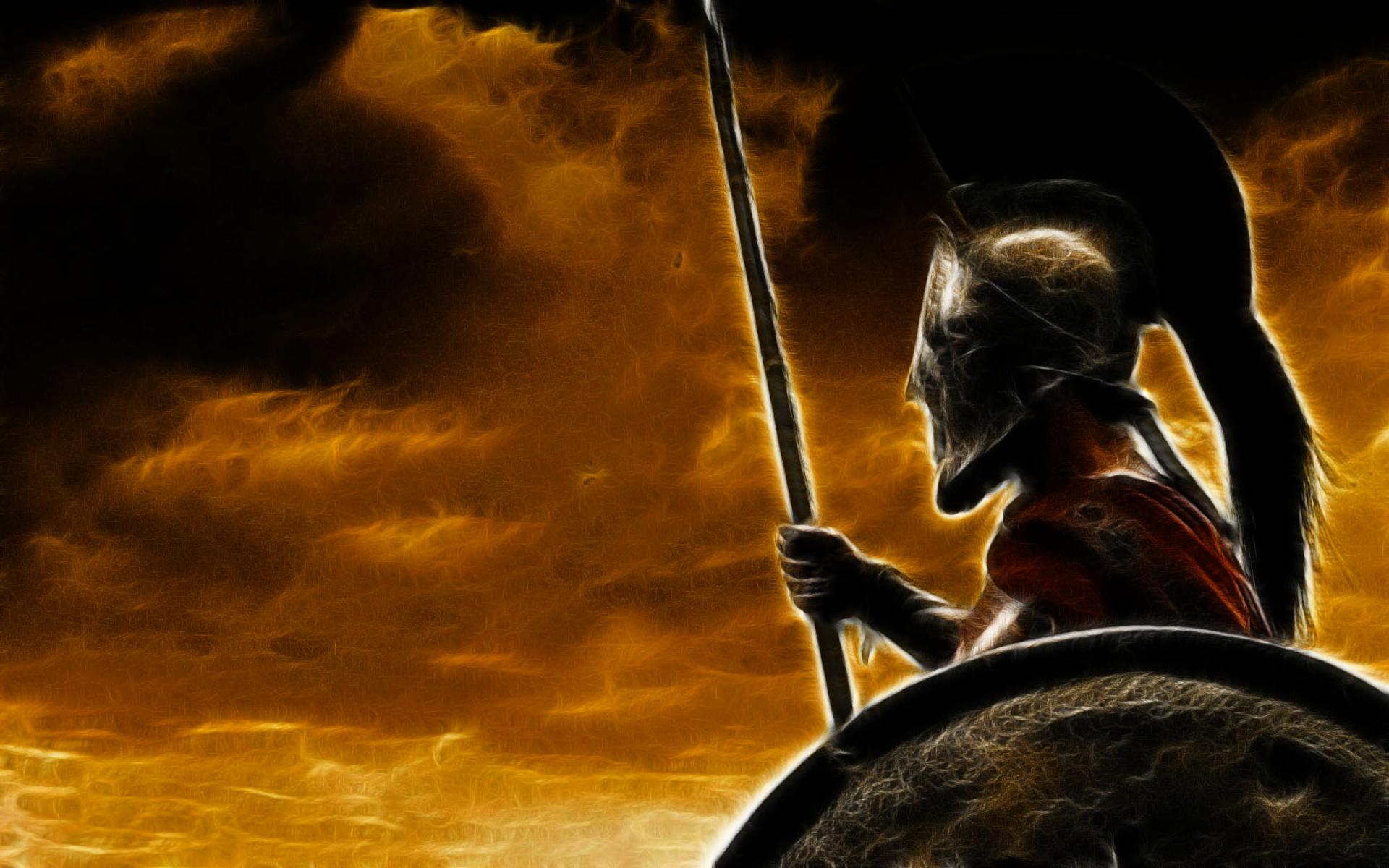 300 movie sparta shield spears helmets skyscapes 9RKc