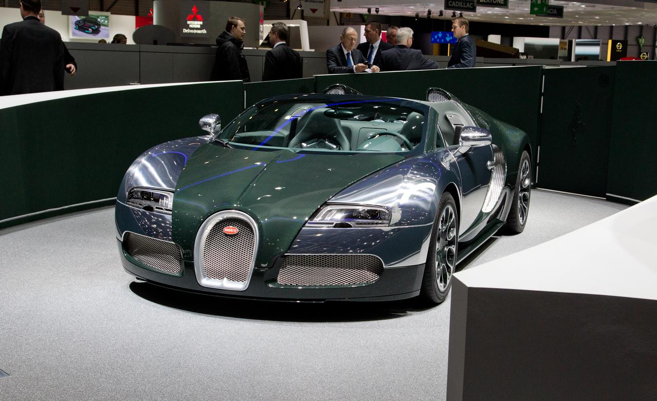 Bugatti Veyron Grand Sport Green Carbon