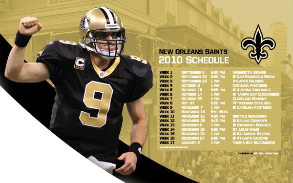 Zone New Orleans Saints Schedule Wallpaper Drew Brees