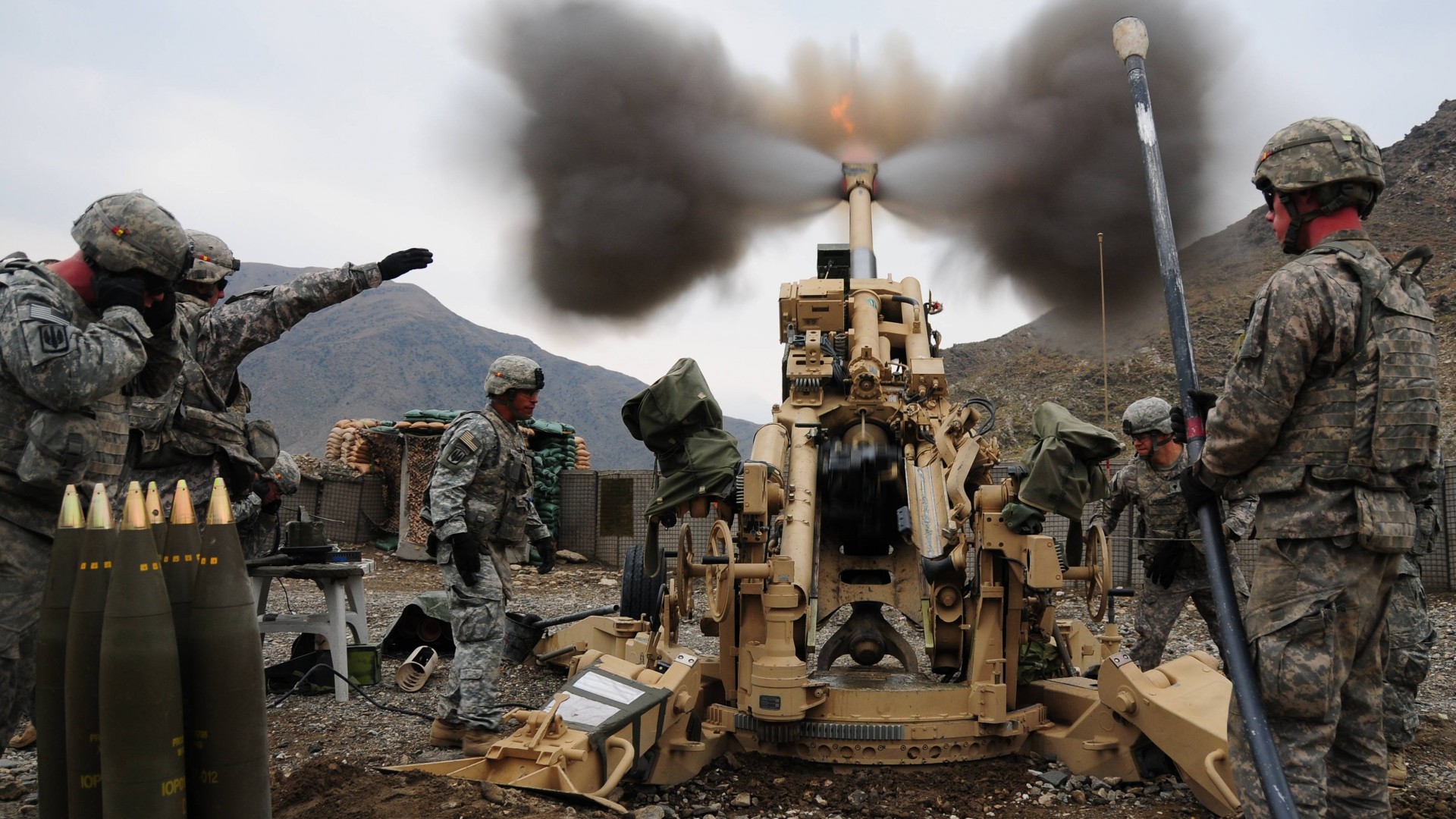 Wallpaper M777 Howitzer M777a2 Artillery Soldier U S Army