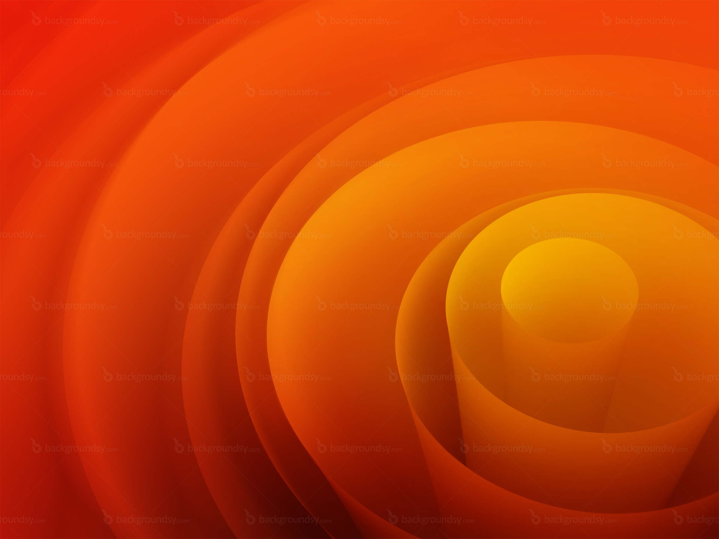 Orange Swirl Background Backgroundy