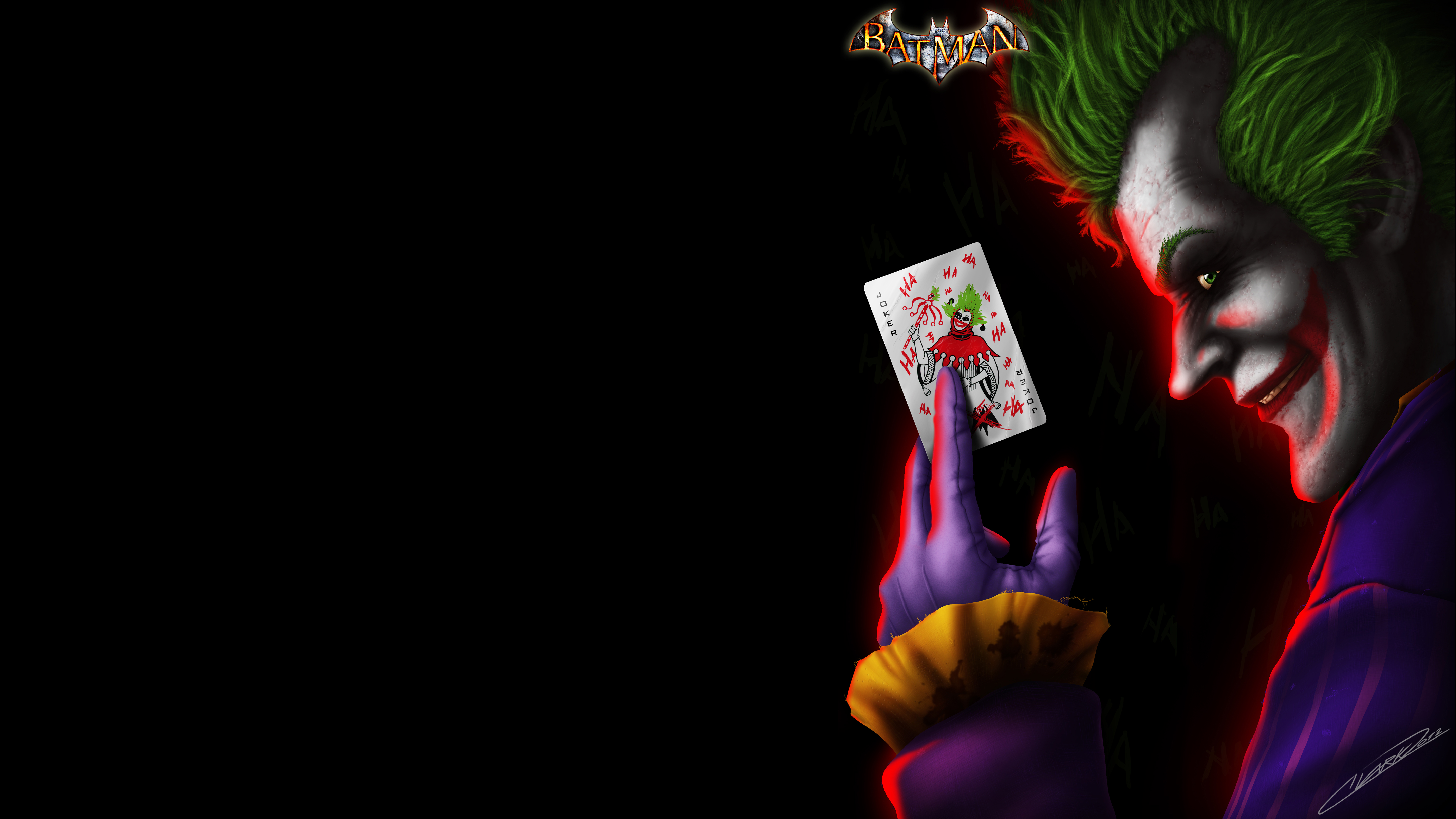 Joker Puter Wallpaper Desktop Background