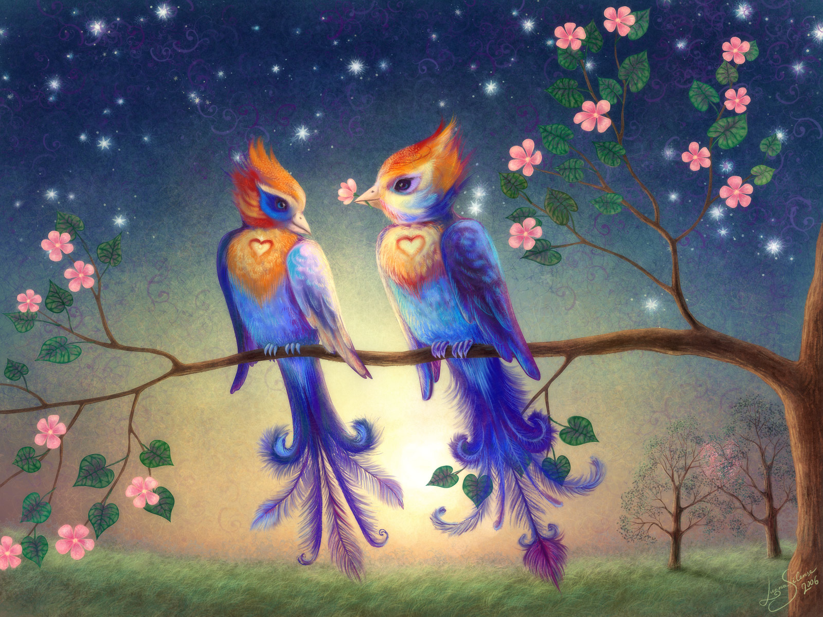 Very Sweet and Cute Animals Beautiful love birds wallpapers