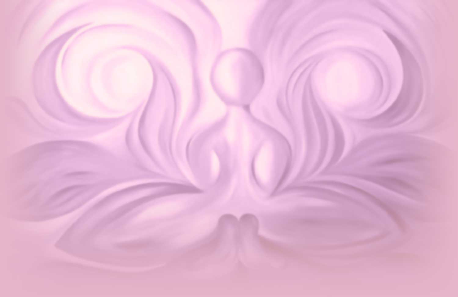 Yoga Background Purple Heart