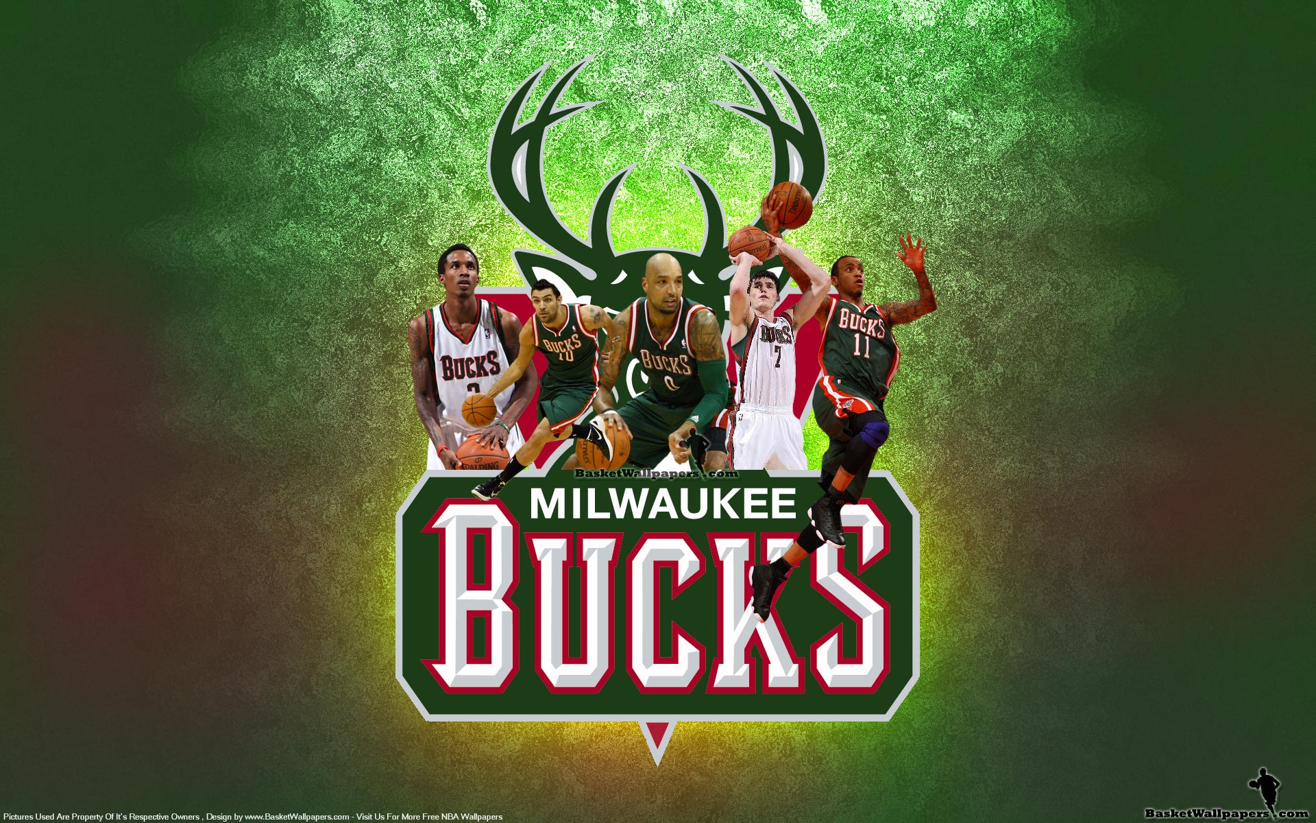 Milwaukee Bucks Starting 5 2012 Wallpaper